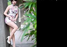 helene tw jerk off challenge chinese dress part 4
