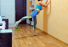 ever titfucked a dildo while fondling my pussy in gymnastics?