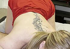 Stepmom Sucks My Big Cock In 69 Before Bedroom Pounding Action