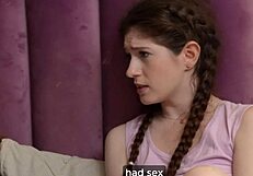 nude photo slip turns into hot step-sisters fingering and scissoring