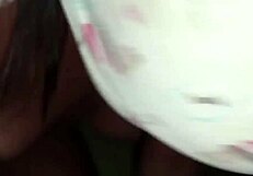 stepdaughter's small tits get sucked hard!!