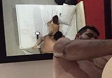 colombian milf nora deepthroats daddy rough then bent over doggystyle creampie
