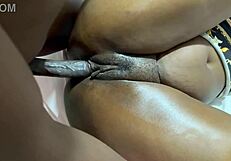 mr savana's big dick pounds my huge african pussy hard