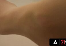 Sybil's sheer stockings foot tease drives me wild with red nails and deep foot fetish play!