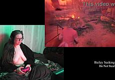i love playing naked night springs part 1 with this big natural titted brunette