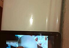 homemade latina milf massages cock to orgasm in tribute