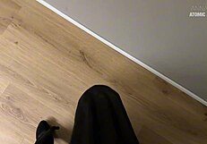 uh mistress annalisa i cum so hard from your footjob domination slave