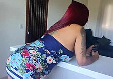 pregnant wife cheats with plumber's cum deep inside full red