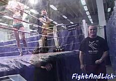 What if athletic European lesbians wrestle and dominate in the ring?