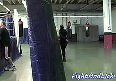 What if athletic European lesbians wrestle and dominate in the ring?