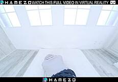 japanese teen minami sato moaning hard on bed fuck in vr 😩💦