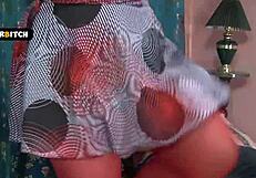 You seeing this fat ass milf take a huge cum load on her booty?