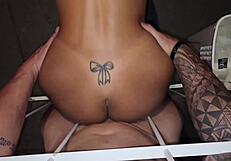 jailed puta housewife fucks husbands friends through bars doggystyle blowjobs