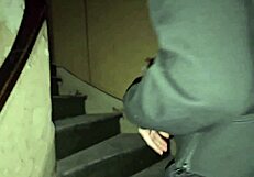 i fuck her extreme in abandoned site, she begs for my milk fill-up