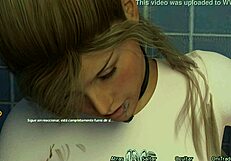 hey, check this bound teen ass and pussy at the party game