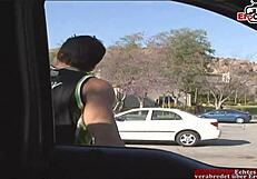 brunette milf big boobs ride hard cock after street pickup