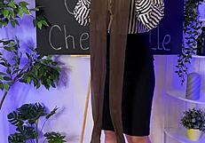 Nylon-Clad Mature Teacher Teases In Sheer Pantyhose At Night Club?