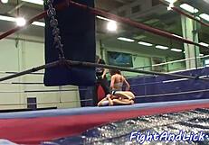 What if athletic European lesbians wrestle and dominate in the ring?