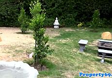 ASIAN REALTOR SUCKS CLIENT COCK OUTDOORS FACIAL BLAST!