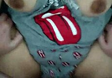 Dirty Asian MILF slut WHores out her pussy for hard interracial cock pounding