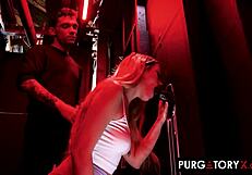 PurgatoryX Khloe Kapri Takes BBC Facial in Gloryhole Cuckold Scene