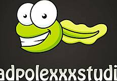 busty lily lou takes huge cocks from tadpole and friends at miami expo!!