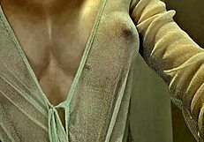 spy cam catches naked girl trying panties in public locker room