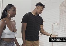 Hot black stepmom misty stone threesome hardcore ebony teen stepdaughter daya knight stepson