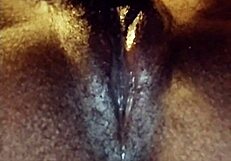 Ebony Lesbians Lick Shaved Pussies Up Close To Orgasm