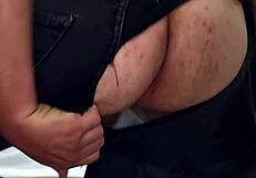 intense amateur handjob ends with massive cumshot explosion