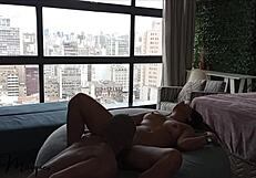 waiting for neighbor he shows up naked hard cock ready to fuck me hard full video on red