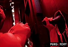 PurgatoryX Khloe Kapri Takes BBC Facial in Gloryhole Cuckold Scene