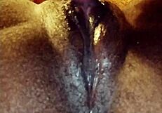 Ebony Lesbians Lick Shaved Pussies Up Close To Orgasm