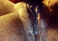 Ebony Lesbians Lick Shaved Pussies Up Close To Orgasm