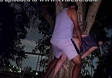 Quase Pegos Transando Em Público Com Big Ass Bent Over Workout