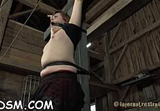 i feel so bound and toyed by sexy bdsm slave play