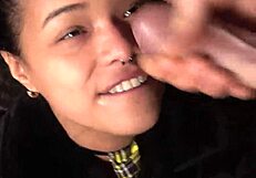 My Stepsister Moans Loud Fingering Herself Then Sticks Tongue Out for My Cumshot