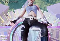 mmd aespa drama akali dances sexy in league of legends hentai uncensored 4k 60fps erotic anime kpop