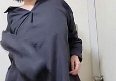 her married heart pounds shaking big tits in lewd masturbation bliss