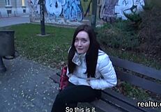 czech teen seduced in shop then pov shagged with huge cock