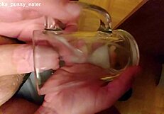 grab some hot cum to savor with my evening drink tonight