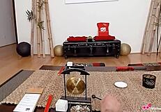 Venus Lux Shemale Rides POV Cowgirl with Intense Emotional Bareback