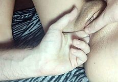 korean wife spreads wet pussy for close-up tongue fingering