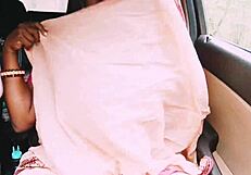wanna hear this indian maid's dirty telugu talk during car fuck?
