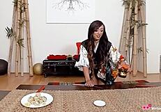 Venus Lux Shemale Rides POV Cowgirl with Intense Emotional Bareback