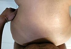 stepmom gets massive facial cumshot from horny stepson daddy