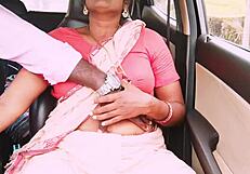 wanna hear this indian maid's dirty telugu talk during car fuck?