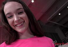 Busty Brunette Hazel Moore Rides Monster Cock Bouncing Huge Tits Tease