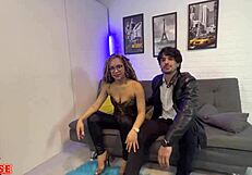 baiana babe bangs group with cuckold boyfriend riding cocks close up