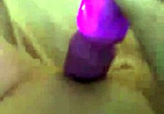 Princess Clover Vibes Tight Pussy to Gushing Cum
